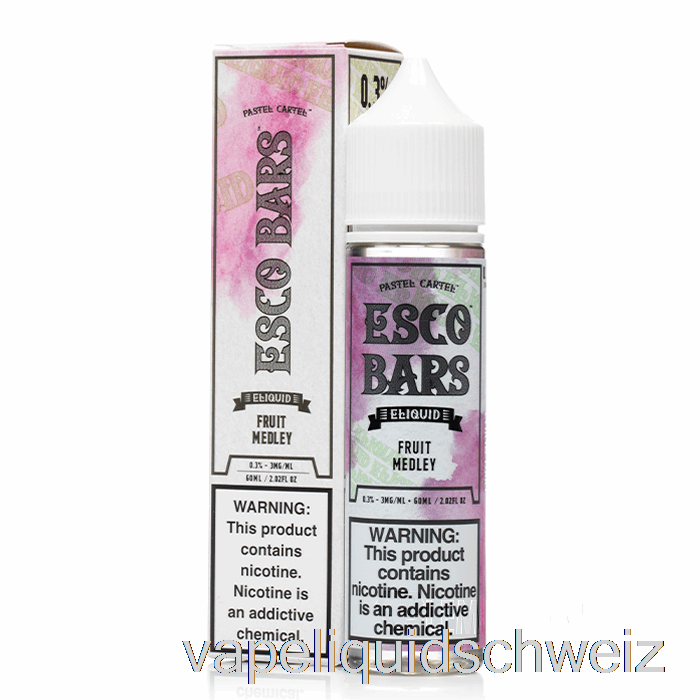 Fruchtmischung - Esco Bars - 60ml 3mg Vape Ohne Nikotin